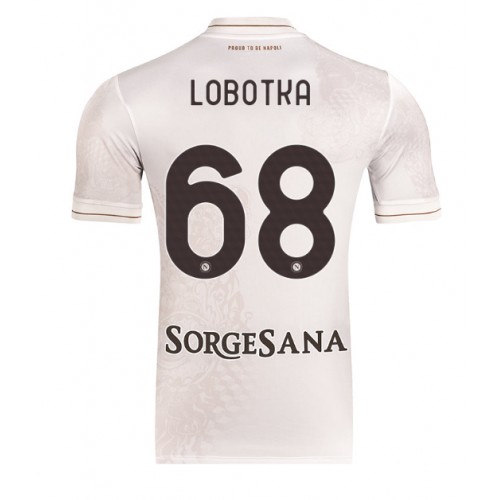 Stroje piłkarskie SSC Napoli Stanislav Lobotka #68 Koszulka Wyjazdowej 2025-26 Krótki Rękaw